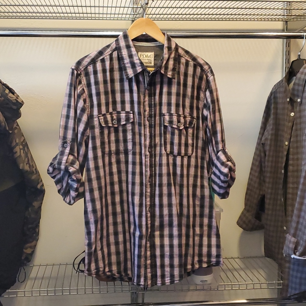 PD&C men's button down shirt